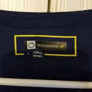 Multi color scrub top